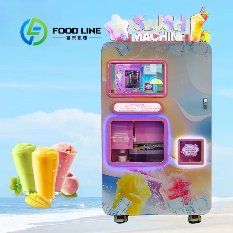 Slushie Machine Vending - Máquina expendedora de granizados ajustable con