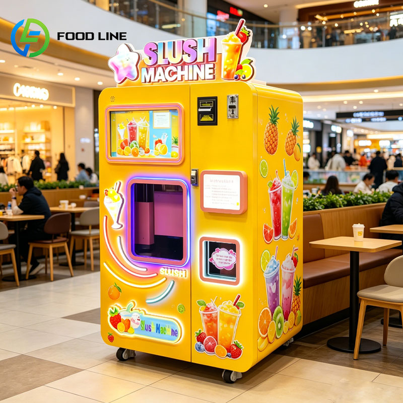 Slushie Machine Vending - Máquina Expendedora Inteligente de Granizados, Máquina