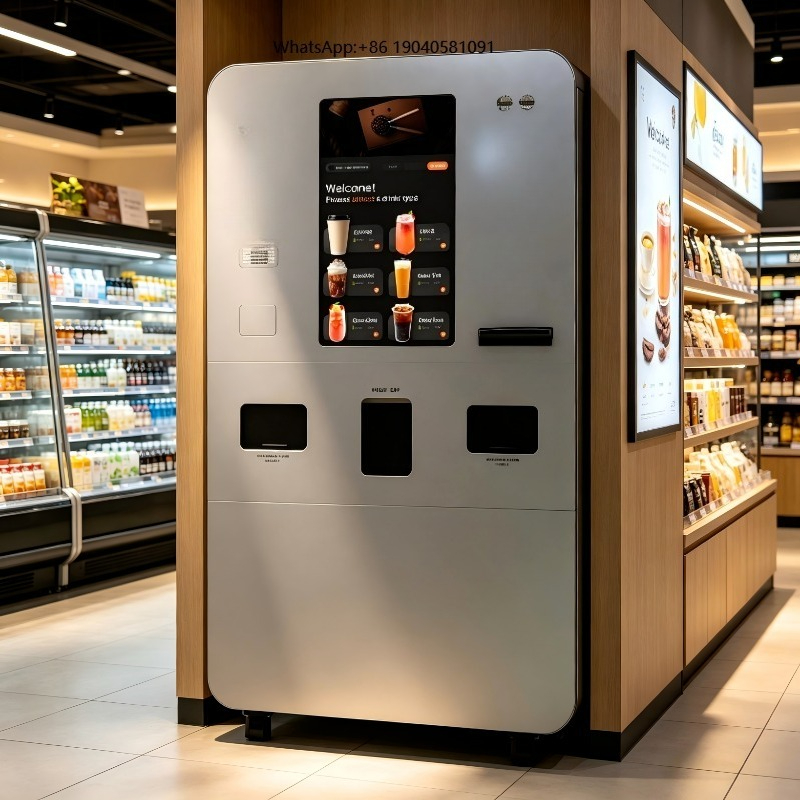 Vending Machine Qr Code - Máquina expendedora de café recién molido