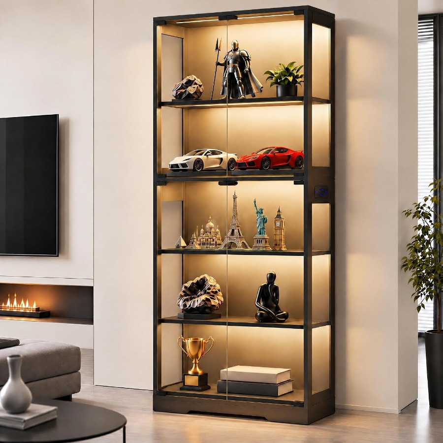 Glass Cabinet Display - Vitrina de 65