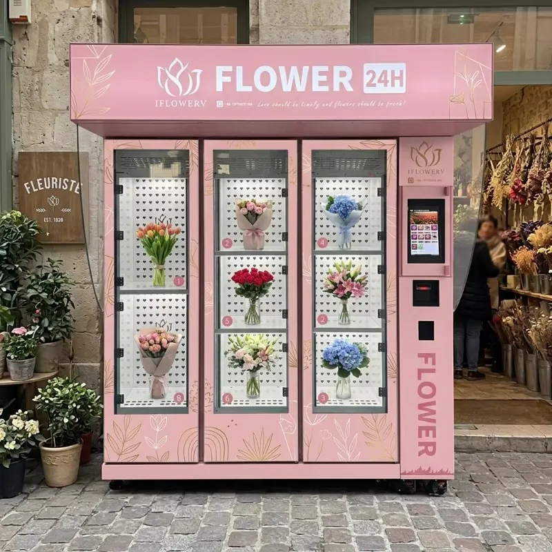 Vending Machine Qr Code - Máquinas Expendedoras de Flores en Venta,