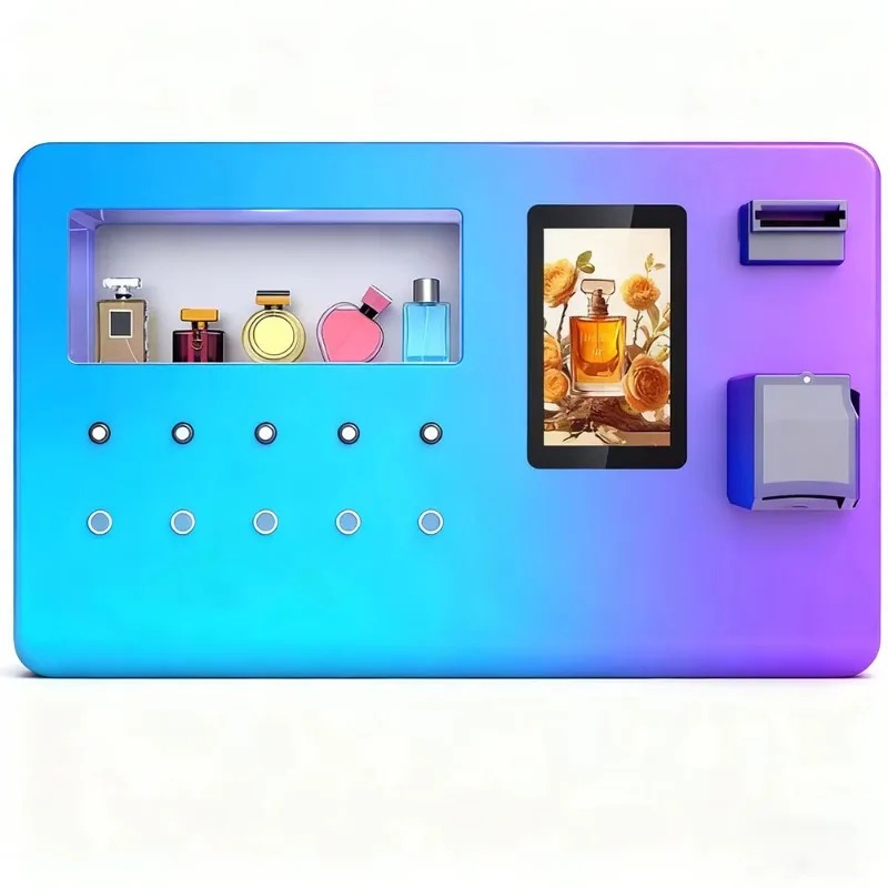 Máquina expendedora de perfume - Vending Machine Qr Code reseña y precio