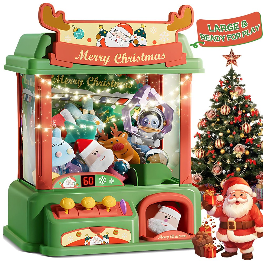 Máquina de garra de Navidad pa - Vending Arcade Games reseña y precio