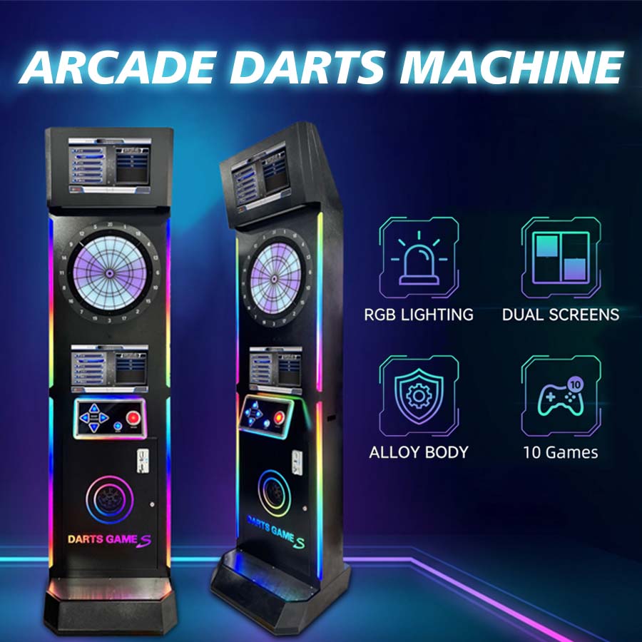 Máquina de Dardos Operada con  - Electronic Dartboard Cabinet reseña y precio