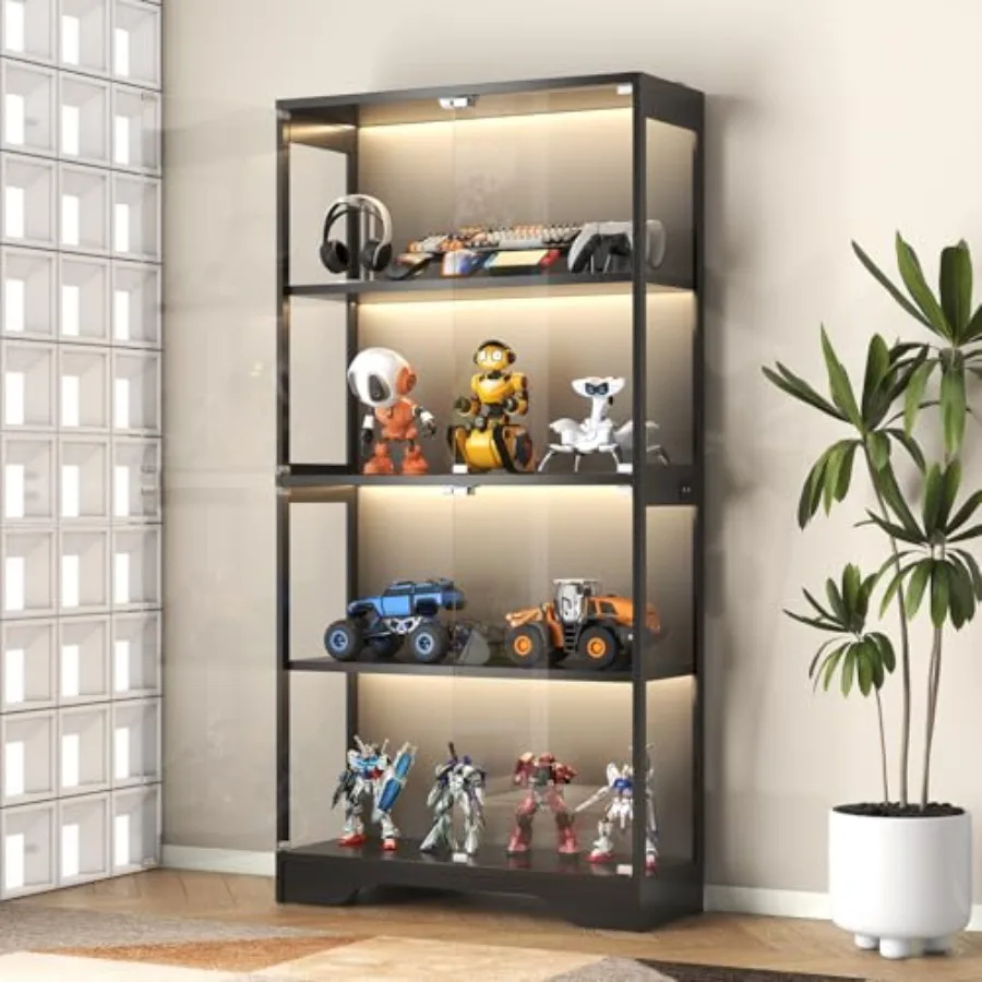 Vitrina con puertas de cristal - Glass Cabinet Display reseña y precio