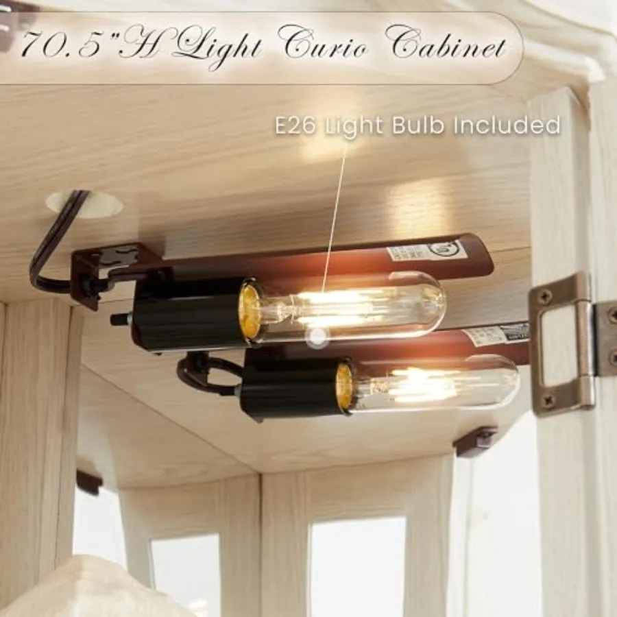 Vitrina de esquina para guarda - Glass Cabinet Display reseña y precio