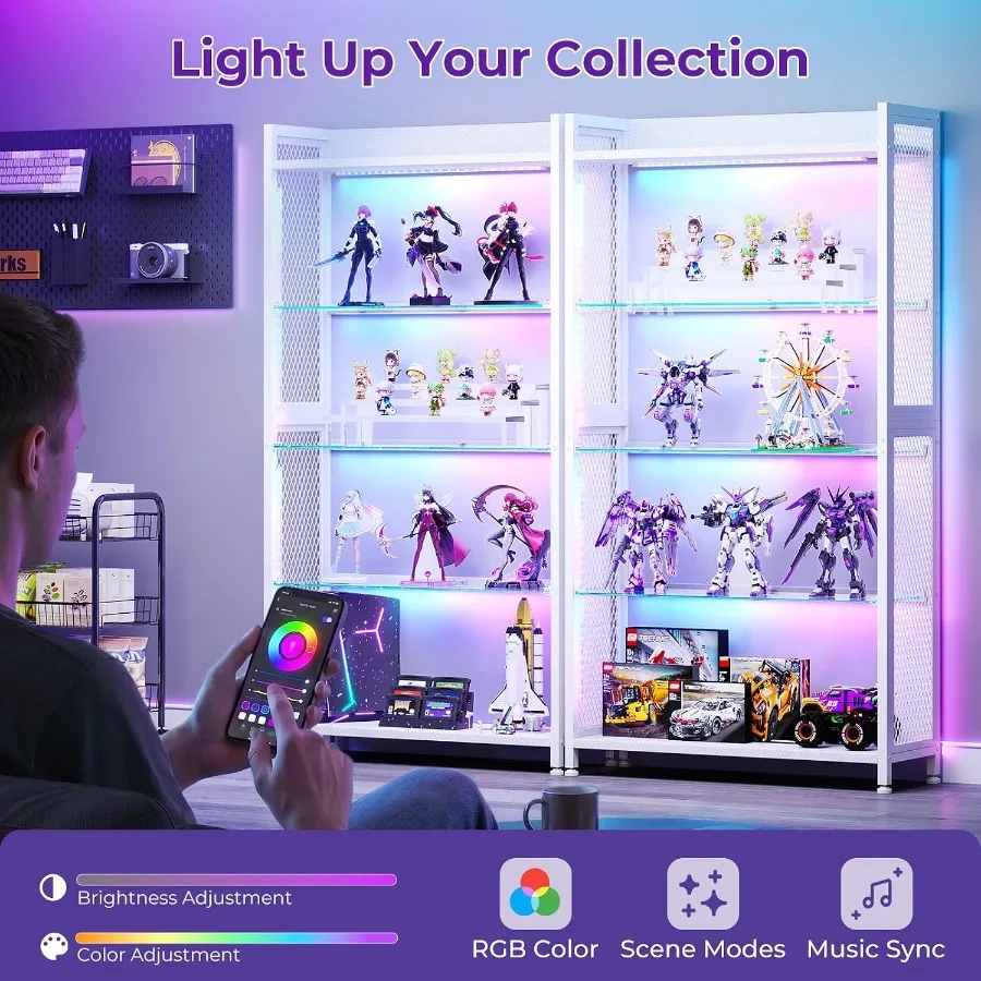 Vitrina con Estantes de Vidrio - Glass Cabinet Display reseña y precio