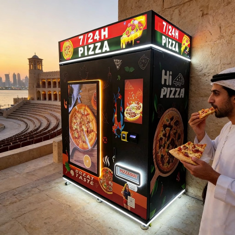 Máquina Expendedora de Pizza P - Vending Machine Qr Code reseña y precio