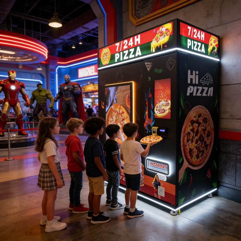 Máquina Expendedora de Pizza P - Vending Machine Qr Code reseña y precio