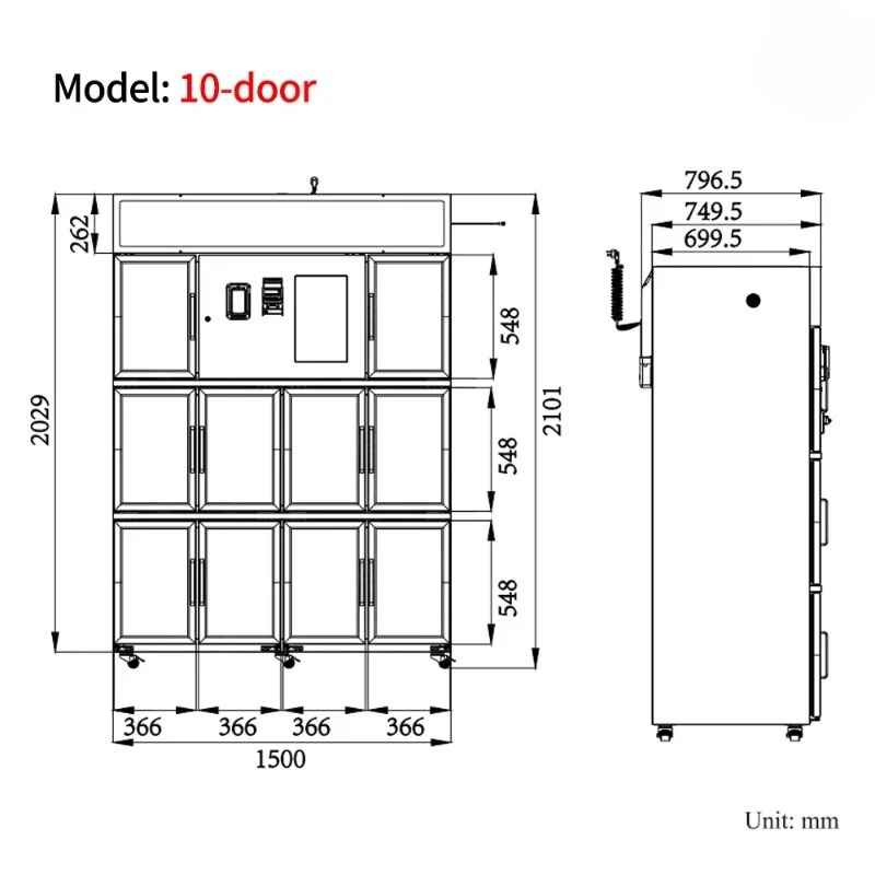 Máquina expendedora de flores  - Vending Machine Qr Code reseña y precio