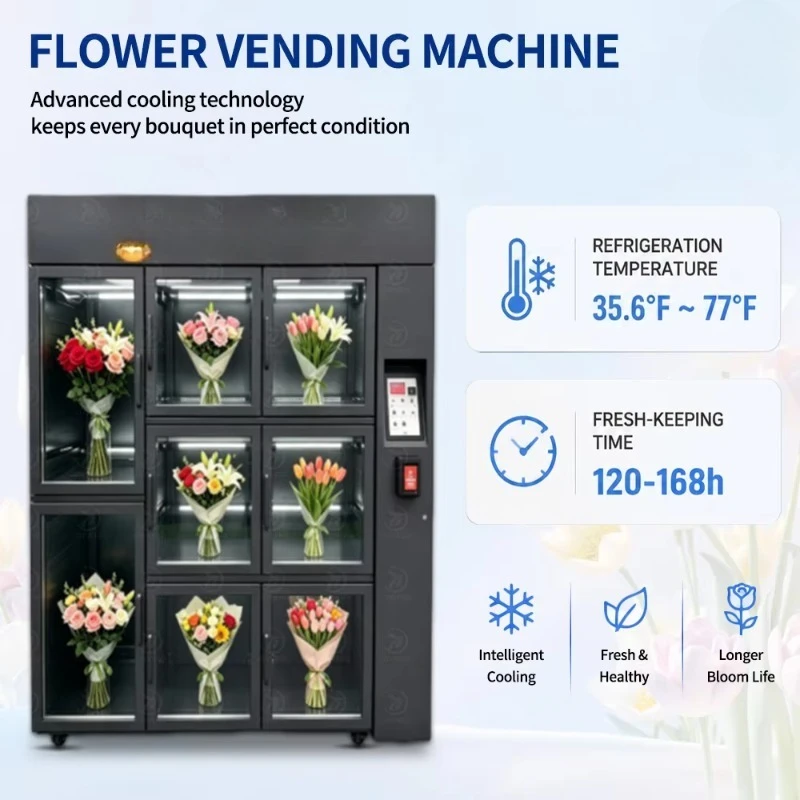 Máquinas Expendedoras de Flore - Vending Machine Qr Code reseña y precio