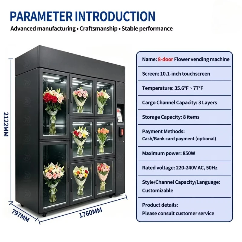 Máquinas Expendedoras de Flore - Vending Machine Qr Code reseña y precio